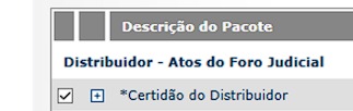 Novo regimento de custas — Distribuidor - Atos do Foro Judicial